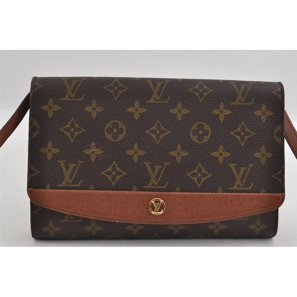 Louis Vuitton Monogram Bordeaux 2Way Shoulder Clutch Bag - Picture 3 of 15